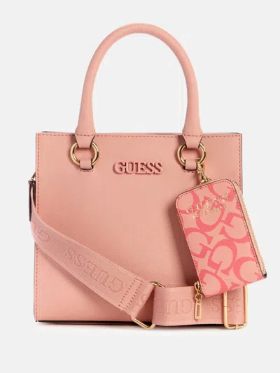 Guess Factory Zinnia Small Satchel In Multi
