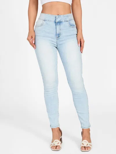 Guess Factory Zulera Rhinestone High-rise Skinny Jeans