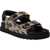 Guess Fadey Slingback Platform Sandal In Black