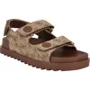 Guess Fadey Slingback Platform Sandal In Medium Brown