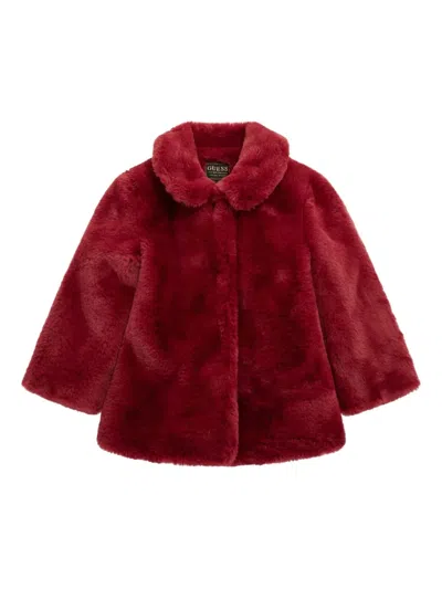 GUESS FAUX-FUR PETER PAN COLLAR JACKET