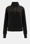 Guess Felpa Britney Full Zip Sweatshirt In Black