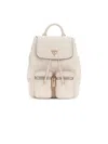 Guess Flap Backpack Backpack In Beige