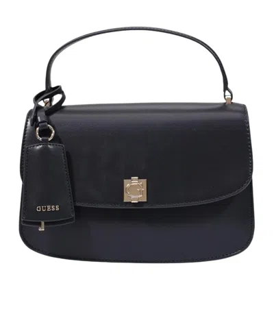 Guess Flap Shoulder Bag In Black