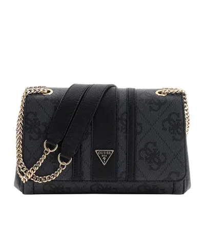 Guess Flap Shoulder Bag In Black
