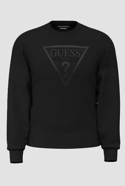 Guess Fleece Sweatshirt Man Black