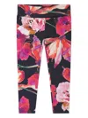 Guess Floral-print Leggings In Pink