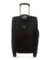 Guess Follie 20 In 8-wheel Large Suitcase In Black