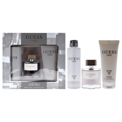 Guess For Men - 3 Pc Gift Set 3.4oz Edt Spray, 6oz Deodorant Body Spray, 6.7oz Shower Gel In Multi