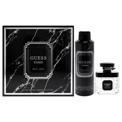 Guess For Men - 2 Pc Gift Set 1.7oz Edt Spray, 6oz Deodorizing Body Spray