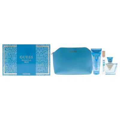 Guess For Women - 4 Pc Gift Set 2.5oz Edt Spray, 3.4oz Body Lotion, 0.5oz Edt Spray, Pouch In Multi