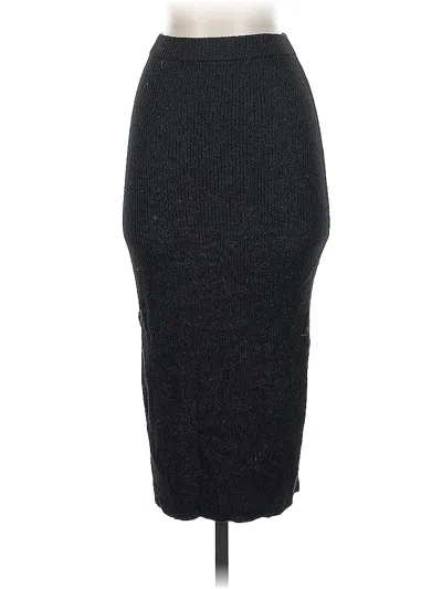 Pre-owned Guess Formal Skirt In Black