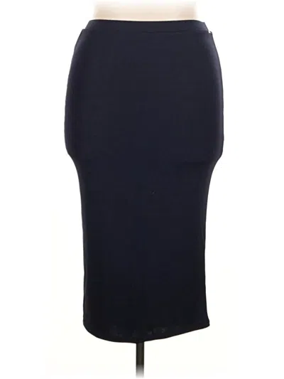 Pre-owned Guess Formal Skirt In Black