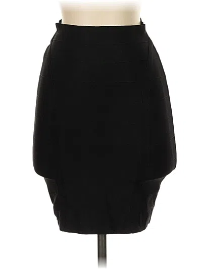 Pre-owned Guess Formal Skirt In Black