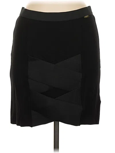 Pre-owned Guess Formal Skirt In Black