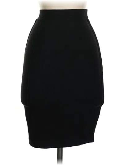 Pre-owned Guess Formal Skirt In Black