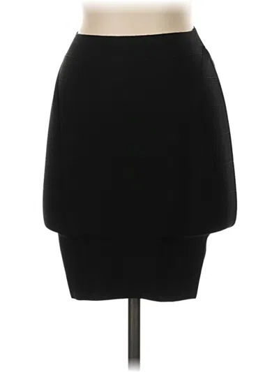 Pre-owned Guess Formal Skirt In Black