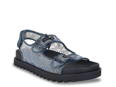 Guess Frella Sandal In Blue