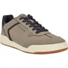 Guess Men's Frollo T-toe Lace Up Fashion Sneakers In Taupe