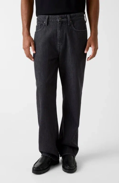 Guess G16 Relaxed Straight Leg Jeans In Black