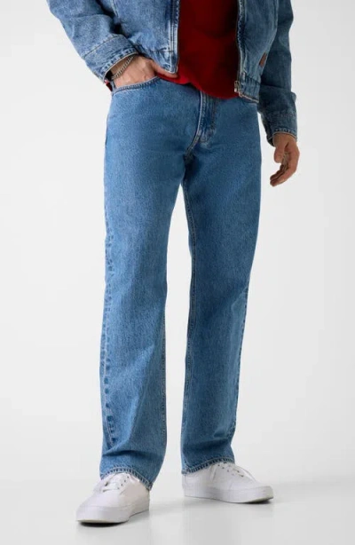 Guess G16 Straight Leg Jeans In Blue