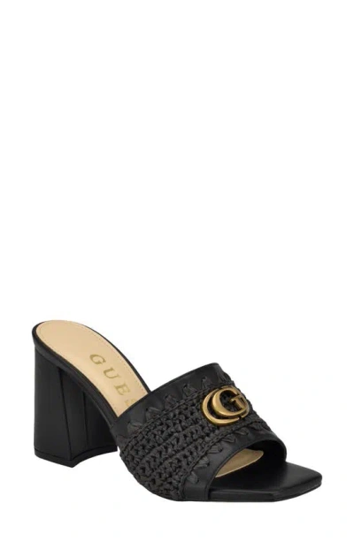 Guess Gellian Slide Sandal In Black