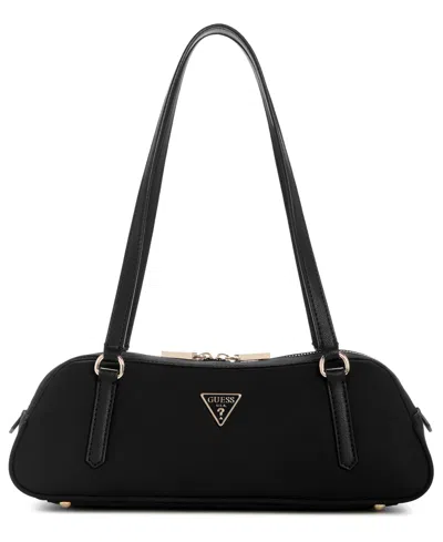Guess Gemma Medium Shoulder Satchel Bag In Black