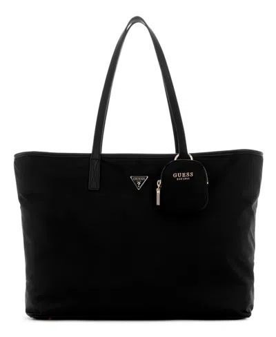 Guess Gemma Tech X-large Tote Bag In Black