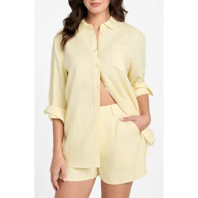 Guess Gen Linen Button-up Shirt
