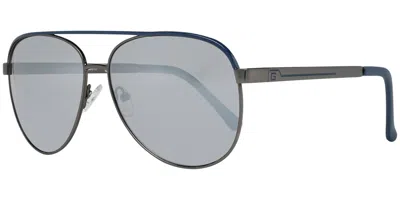 Guess Gf0172 08c Women's Sunglasses Grey Size 60 In Black
