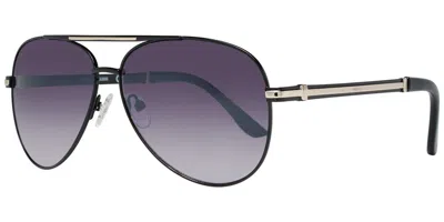 Guess Gf0173 01b Men's Sunglasses Black Size 61 In Blue
