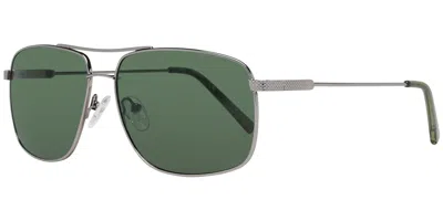 Guess Gf0205 08n Men's Sunglasses Silver Size 59 In Metallic
