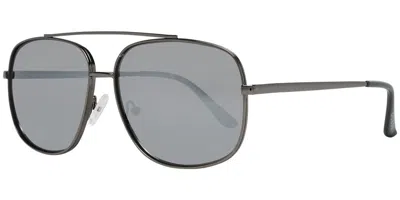 Guess Gf0207 08c Men's Sunglasses Grey Size 60 In Black