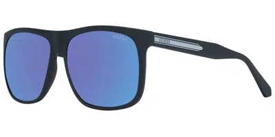 Guess Gf5072 02x Men's Sunglasses Black Size 60 In Multi