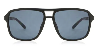 Guess Gf5085 02a Men's Sunglasses Black Size 58 In Blue