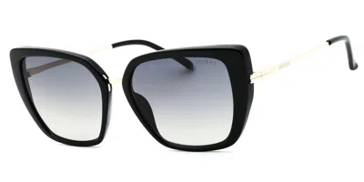 Guess Gf6199 01b Women's Sunglasses Black Size 56 In White