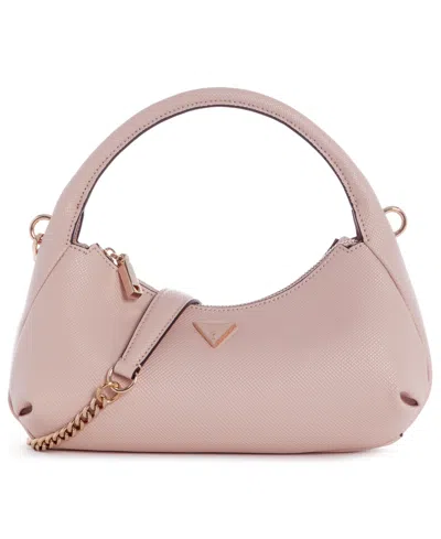 Guess Gilda Small Top Handle Hobo Handbag In Pink