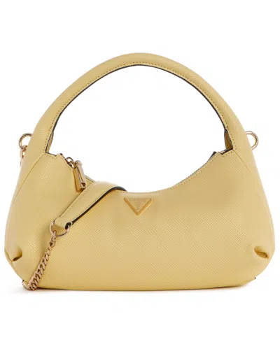 Guess Gilda Small Top Handle Hobo Handbag In White