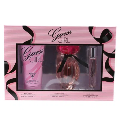 Guess Girl 3 Pc Set 3.4 oz Edt, 6.7 oz Body Lotion, .5 oz Edt
