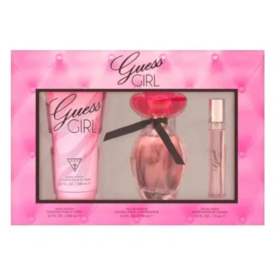 Guess Girl 3 Piece Gift Set 3 Piece Gift Set With 3.4 oz Edt In Multi