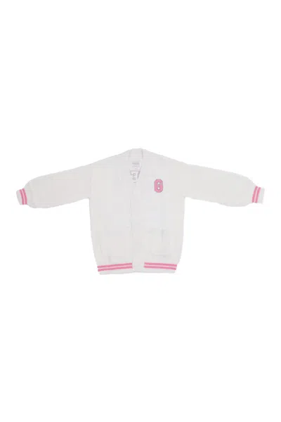 Guess Kids'  Girl Knit J5yr11 Z3of0 G011 Ls Cardigan Pure White