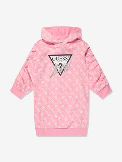Guess Babies' Girls 4g Logo Sweater Dress In Pink