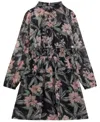 Guess Girls 7-16 Long-sleeve Printed Dress In Multi