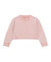Guess Girls 7-16 Oversized Long Sleeve Sweatshirt In Pink