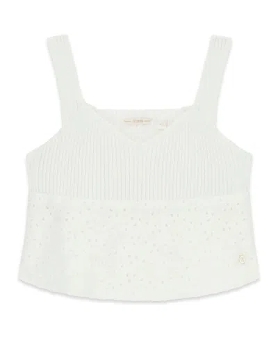 Guess Kids' Girls' 7-16 Sangallo Top In Gray