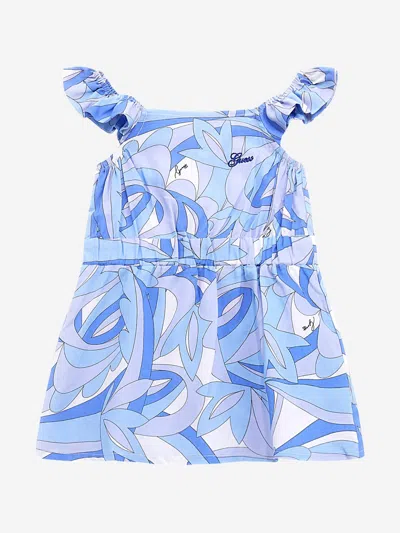 Guess Babies' Girls Abstract Sun Dress In Multicoloured