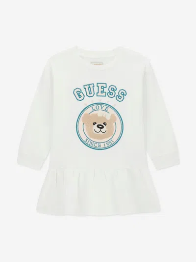 Guess Babies'  Girls Bear Sweater Dress In White