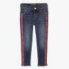 GUESS GIRLS BLUE SKINNY FIT JEANS