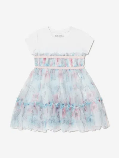 Guess Babies'  Girls Butterfly Collage Dress In White