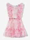 GUESS GIRLS CHERRY BLOSSOM TULLE DRESS